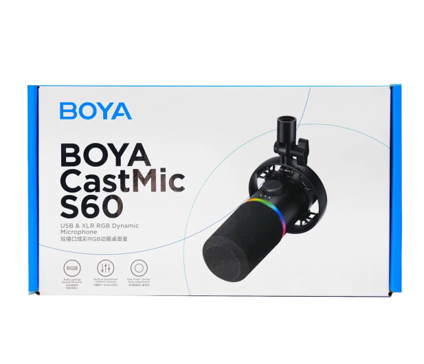 Boya Mikrofon dynamiczny gamingowy  CastMic S60 przewodowy USB XL - 1583887 - zdjęcie 10